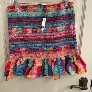 Farm Rio Printed Mini Skirt